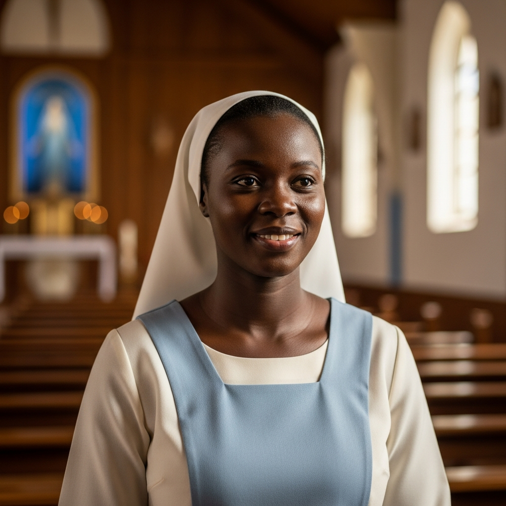 Amara, a member of Madonna Missionaries